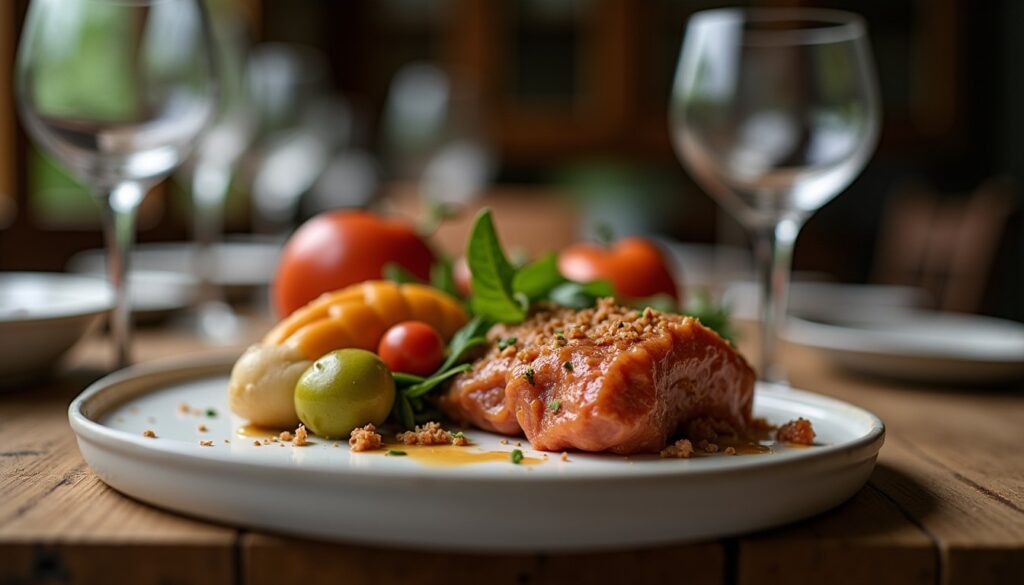 Dîner sur une table en bois sans nappe : conseils pour la préserver et éviter les dégâts